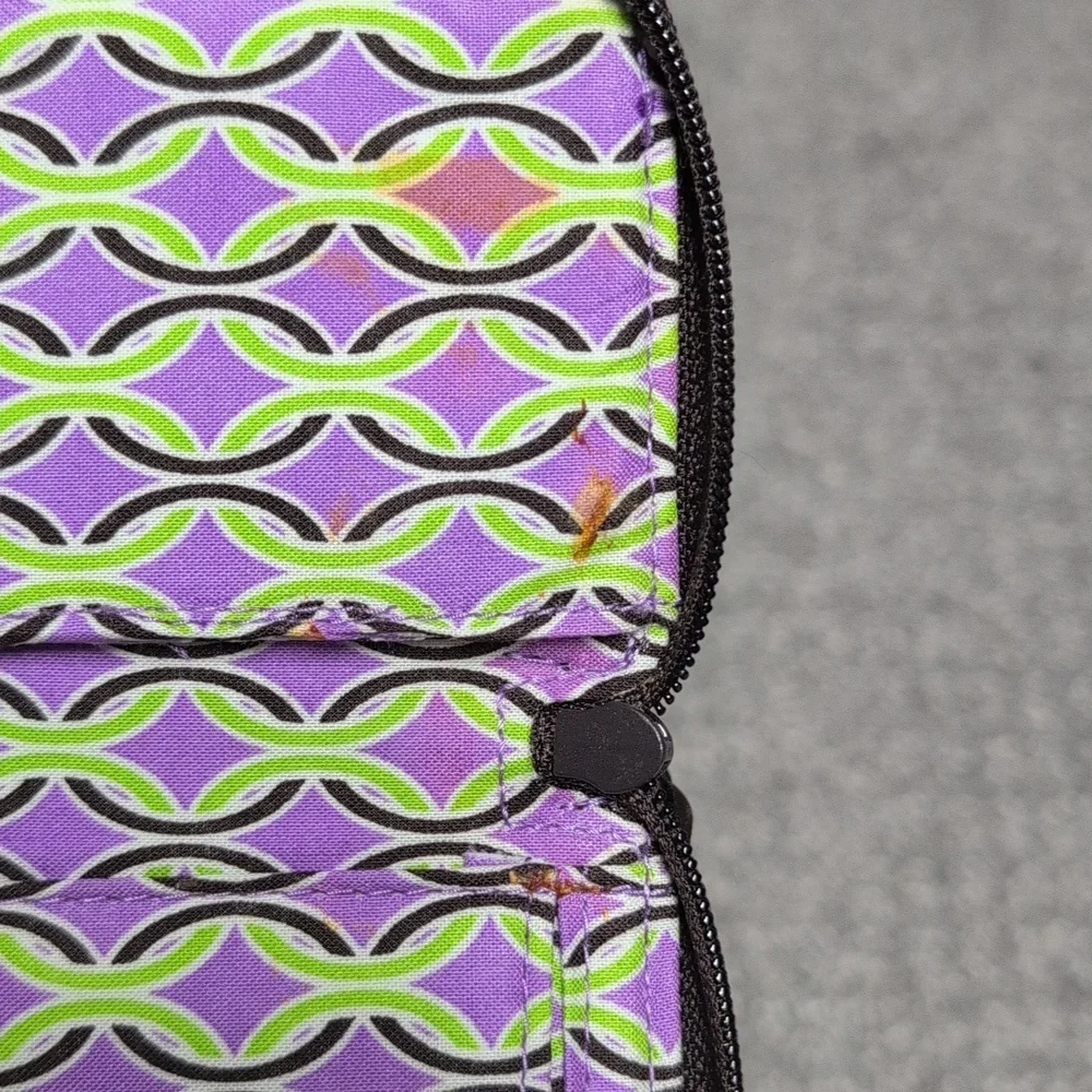 Vera Bradley All In One Wristlet In Purple Punch NWT - Picture 4 of 4